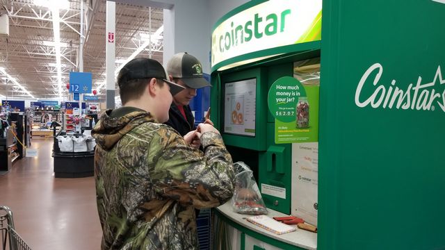 FCMS FFA members have volunteered their time making weekly trips to the Coin Star machine where they have donated more 30,000 coins to Pennies for Patients.